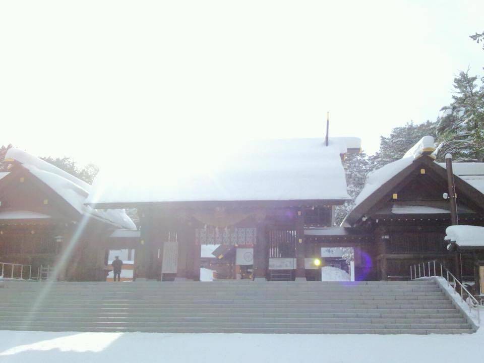 北海道神宮　初詣　混雑